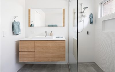 Three into one: consolidating three rooms to create one spacious bathroom
