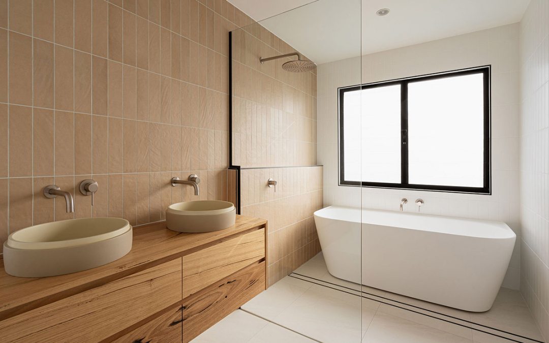 Luxury spa-inspired bathroom at Golden Beach